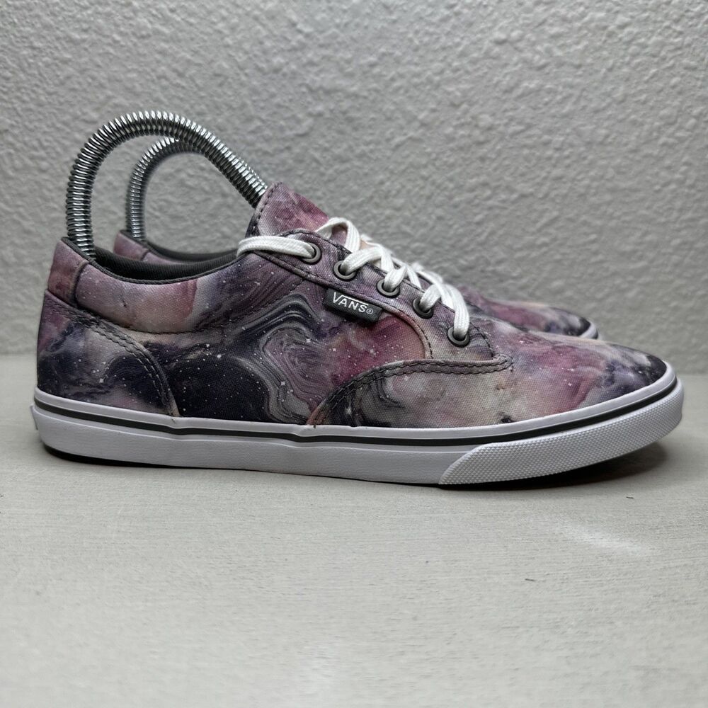 VANS Canvas Low Top Cosmic Galaxy Space Sneakers Women’s Size 6.5